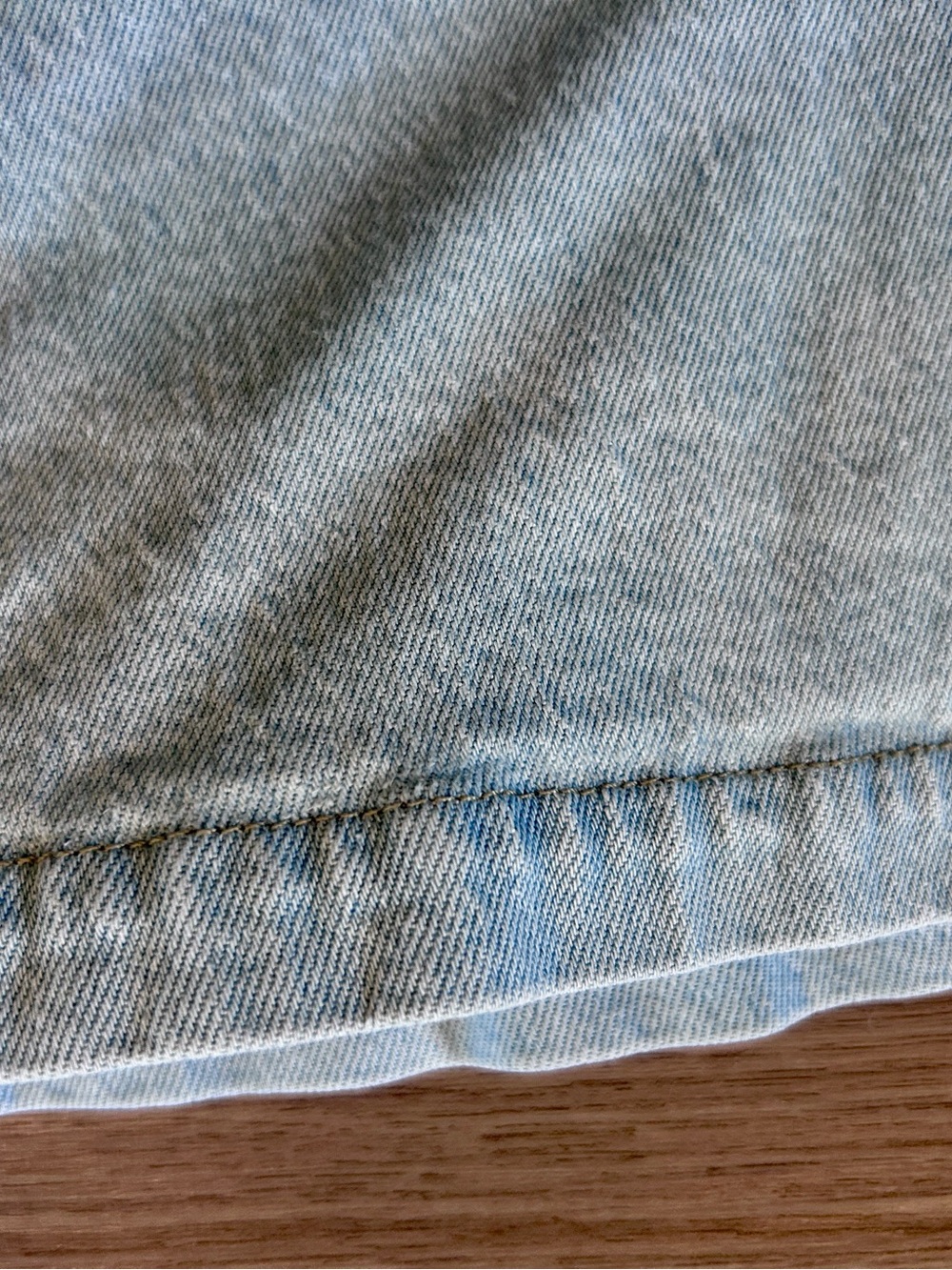J.Crew Wrap Front Denim Mini Skort Montauk Wash Size 8 - Picture 5 of 15